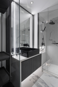 Glass Walls Bathroom