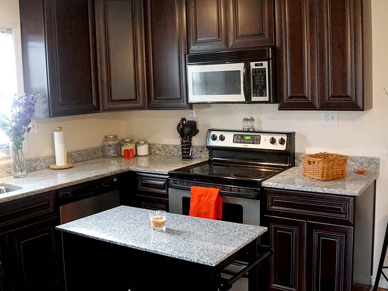 Light Countertops Dark Cabinets Kitchen Master Design Remodeling